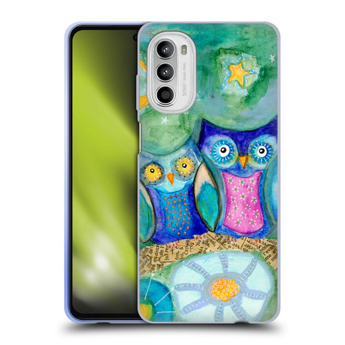 Wyanne Owl Pair of Birds Soft Gel Case for Motorola Moto G52