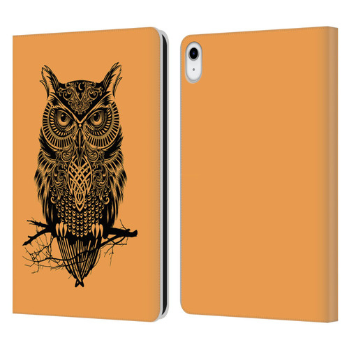 Rachel Caldwell Animals 3 Owl 2 Leather Book Wallet Case Cover For Apple iPad 10.9 (2022)