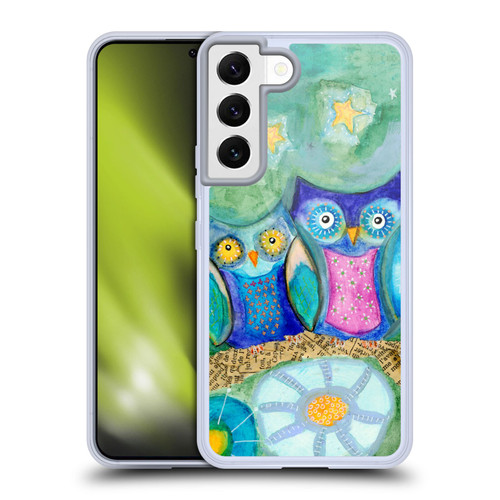 Wyanne Owl Pair of Birds Soft Gel Case for Samsung Galaxy S22 5G