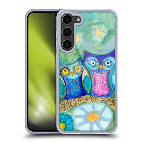 Wyanne Owl Pair of Birds Soft Gel Case for Samsung Galaxy S23+ 5G