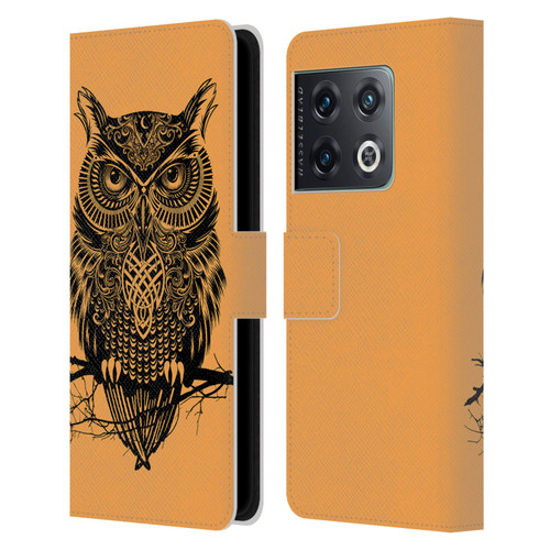 Rachel Caldwell Animals 3 Owl 2 Leather Book Wallet Case Cover For OnePlus 10 Pro