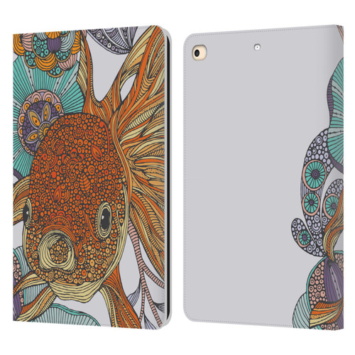 Valentina Animals And Floral Little Fish Leather Book Wallet Case Cover For Apple iPad 9.7 2017 / iPad 9.7 2018