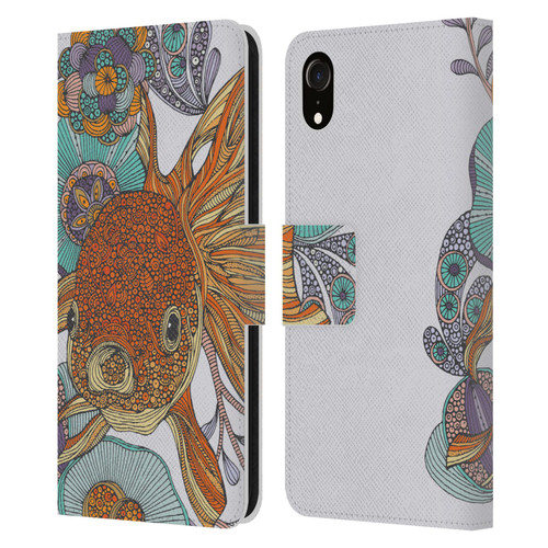 Valentina Animals And Floral Little Fish Leather Book Wallet Case Cover For Apple iPhone XR