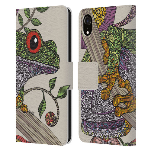 Valentina Animals And Floral Phileus Frog Leather Book Wallet Case Cover For Apple iPhone XR
