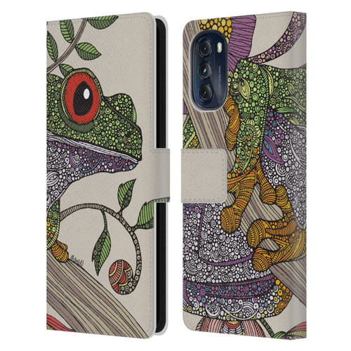 Valentina Animals And Floral Phileus Frog Leather Book Wallet Case Cover For Motorola Moto G (2022)