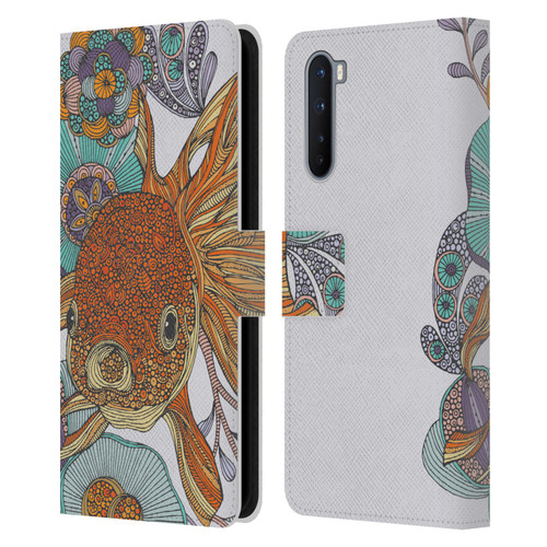 Valentina Animals And Floral Little Fish Leather Book Wallet Case Cover For OnePlus Nord 5G