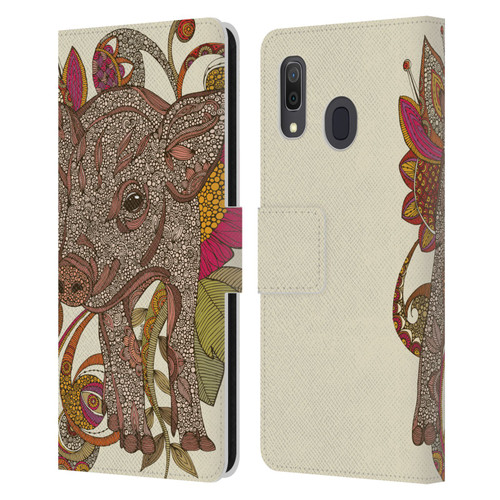 Valentina Animals And Floral Paisley Piggy Leather Book Wallet Case Cover For Samsung Galaxy A33 5G (2022)