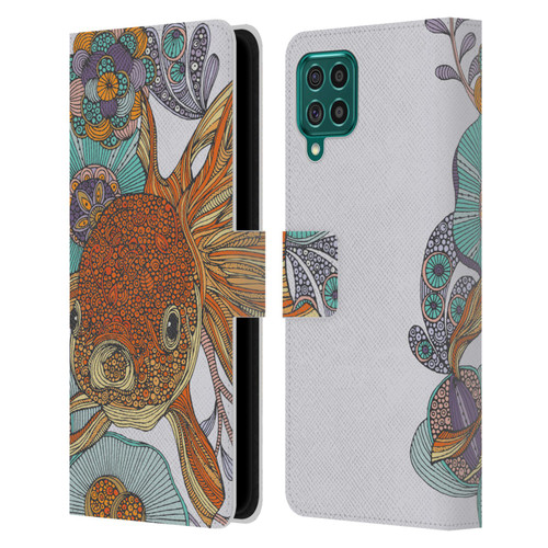 Valentina Animals And Floral Little Fish Leather Book Wallet Case Cover For Samsung Galaxy F62 (2021)