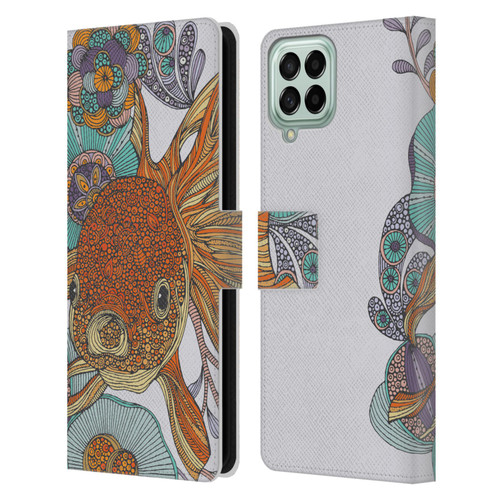 Valentina Animals And Floral Little Fish Leather Book Wallet Case Cover For Samsung Galaxy M33 (2022)