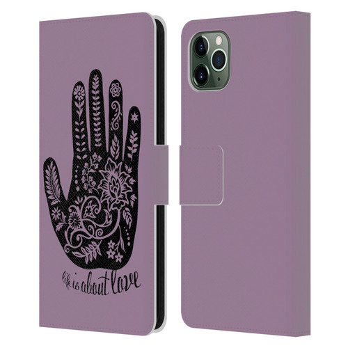 Rachel Caldwell Illustrations About Love Leather Book Wallet Case Cover For Apple iPhone 11 Pro Max