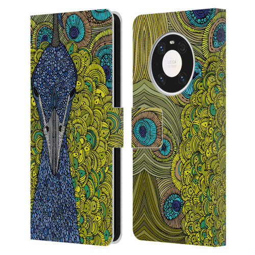 Valentina Birds The Peacock Leather Book Wallet Case Cover For Huawei Mate 40 Pro 5G