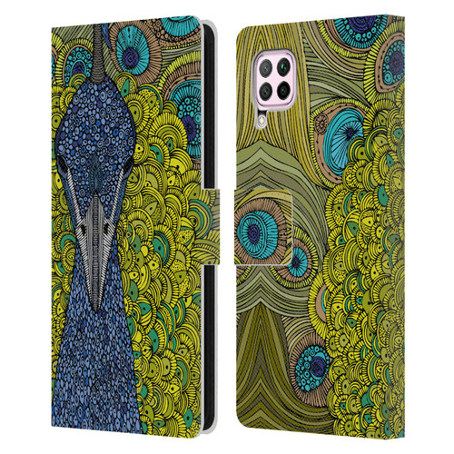 Valentina Birds The Peacock Leather Book Wallet Case Cover For Huawei Nova 6 SE / P40 Lite