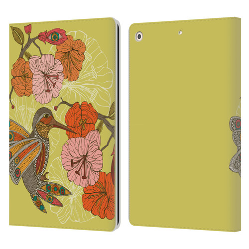 Valentina Birds Hummingbird Flower Leather Book Wallet Case Cover For Apple iPad 10.2 2019/2020/2021