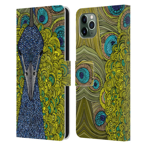Valentina Birds The Peacock Leather Book Wallet Case Cover For Apple iPhone 11 Pro Max