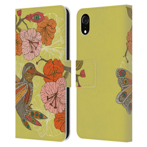 Valentina Birds Hummingbird Flower Leather Book Wallet Case Cover For Apple iPhone XR