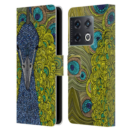 Valentina Birds The Peacock Leather Book Wallet Case Cover For OnePlus 10 Pro