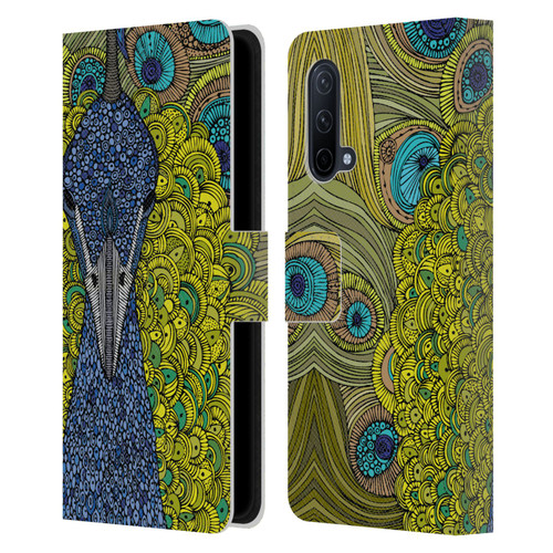Valentina Birds The Peacock Leather Book Wallet Case Cover For OnePlus Nord CE 5G