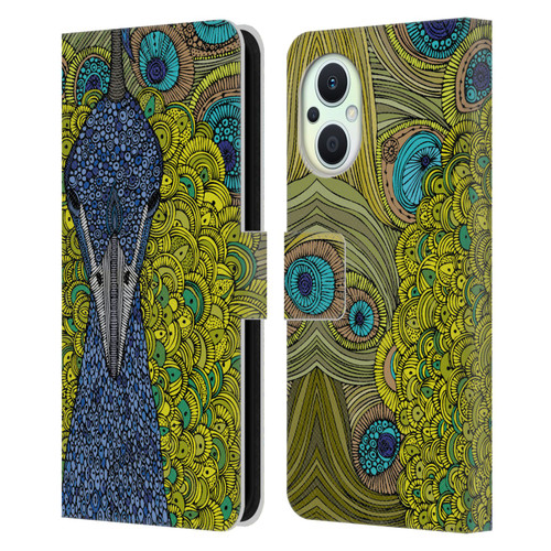 Valentina Birds The Peacock Leather Book Wallet Case Cover For OPPO Reno8 Lite