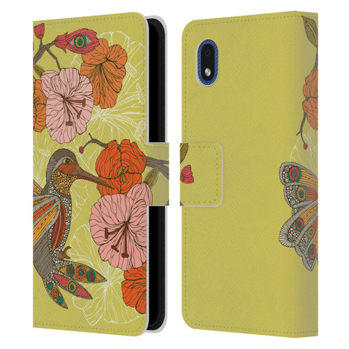 Valentina Birds Hummingbird Flower Leather Book Wallet Case Cover For Samsung Galaxy A01 Core (2020)