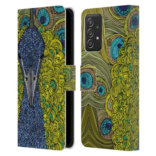Valentina Birds The Peacock Leather Book Wallet Case Cover For Samsung Galaxy A53 5G (2022)