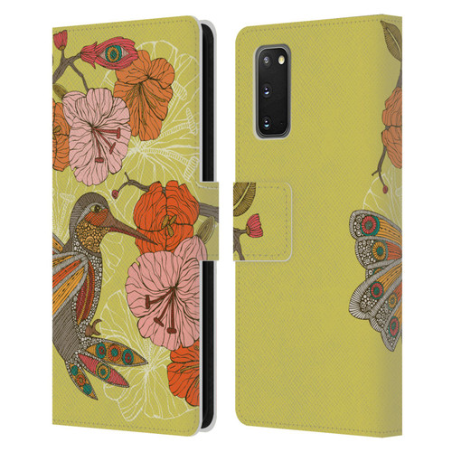 Valentina Birds Hummingbird Flower Leather Book Wallet Case Cover For Samsung Galaxy S20 / S20 5G