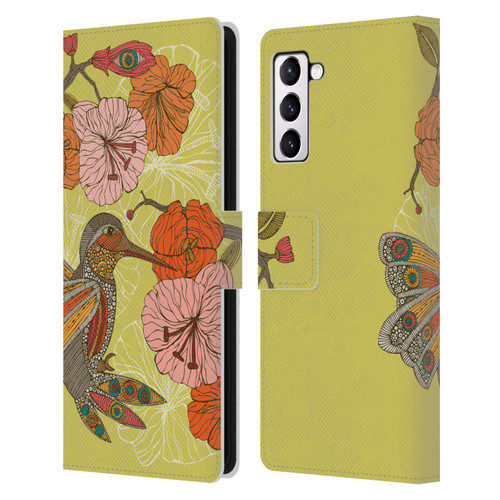 Valentina Birds Hummingbird Flower Leather Book Wallet Case Cover For Samsung Galaxy S21+ 5G