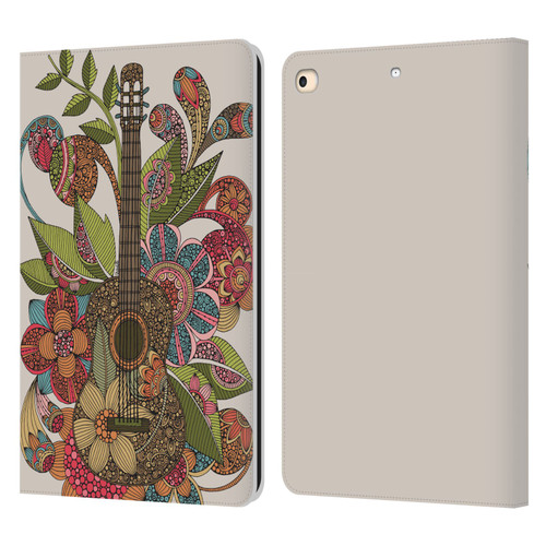 Valentina Bloom Ever Guitar Leather Book Wallet Case Cover For Apple iPad 9.7 2017 / iPad 9.7 2018