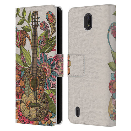 Valentina Bloom Ever Guitar Leather Book Wallet Case Cover For Nokia C01 Plus/C1 2nd Edition