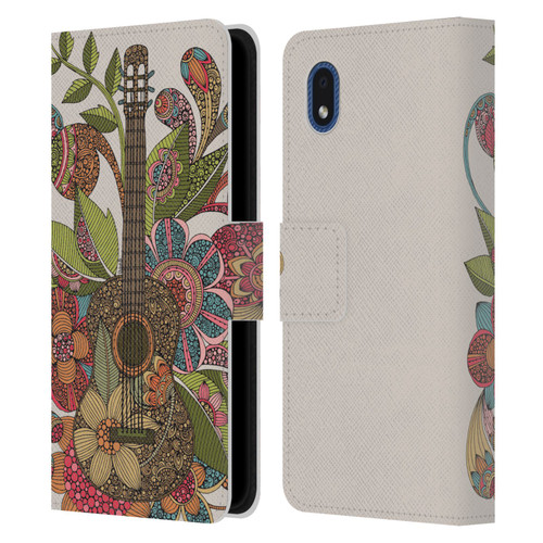 Valentina Bloom Ever Guitar Leather Book Wallet Case Cover For Samsung Galaxy A01 Core (2020)