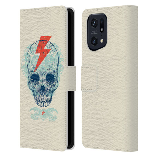 Rachel Caldwell Illustrations Bolt Leather Book Wallet Case Cover For OPPO Find X5 Pro