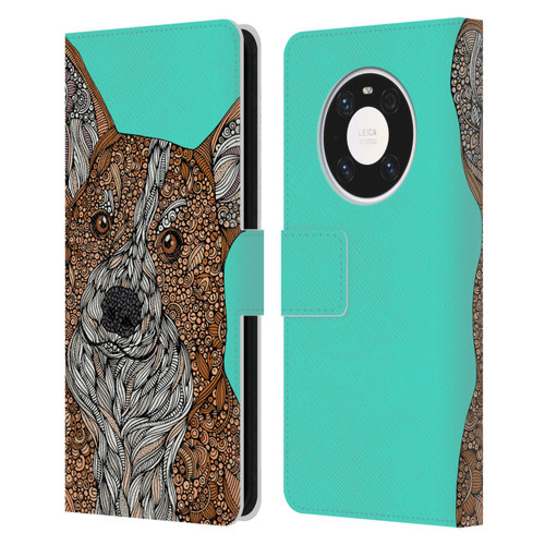 Valentina Dogs Corgi Leather Book Wallet Case Cover For Huawei Mate 40 Pro 5G