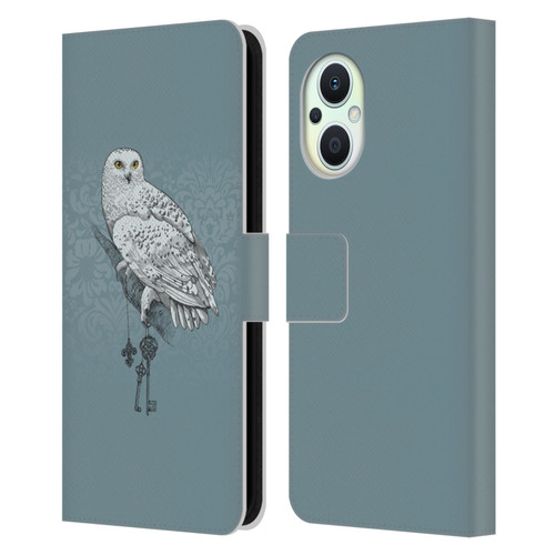 Rachel Caldwell Illustrations Key Holder Leather Book Wallet Case Cover For OPPO Reno8 Lite