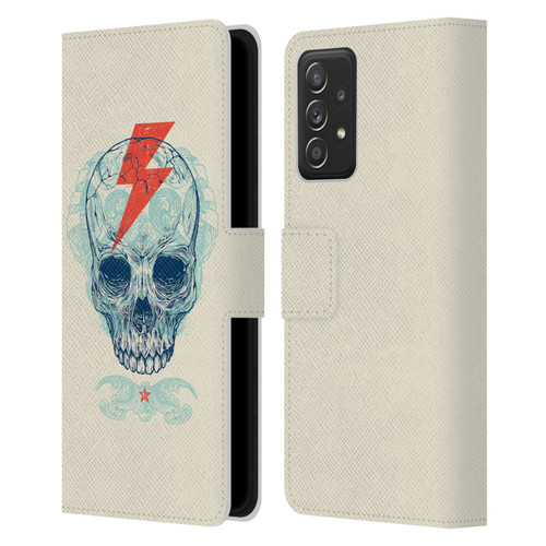 Rachel Caldwell Illustrations Bolt Leather Book Wallet Case Cover For Samsung Galaxy A52 / A52s / 5G (2021)