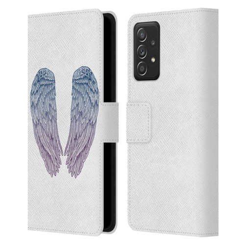 Rachel Caldwell Illustrations Angel Wings Leather Book Wallet Case Cover For Samsung Galaxy A53 5G (2022)