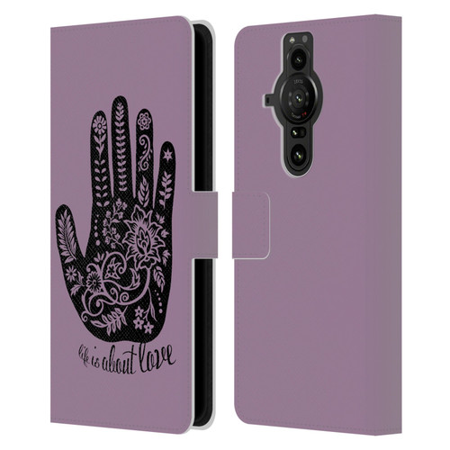 Rachel Caldwell Illustrations About Love Leather Book Wallet Case Cover For Sony Xperia Pro-I
