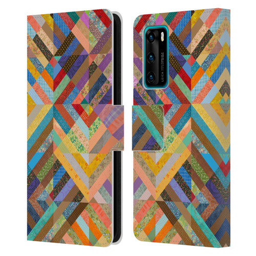 Rachel Caldwell Patterns Superst Leather Book Wallet Case Cover For Huawei P40 5G