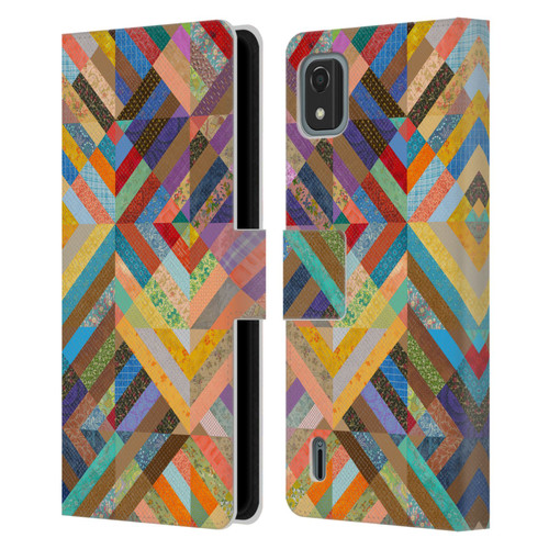 Rachel Caldwell Patterns Superst Leather Book Wallet Case Cover For Nokia C2 2nd Edition