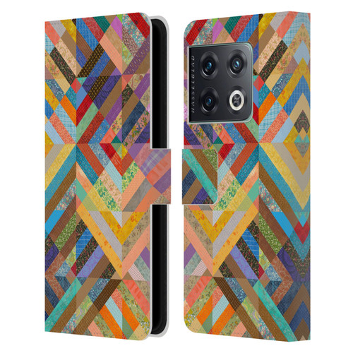 Rachel Caldwell Patterns Superst Leather Book Wallet Case Cover For OnePlus 10 Pro