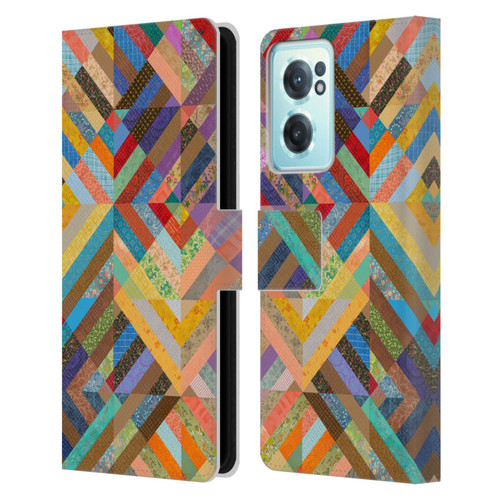 Rachel Caldwell Patterns Superst Leather Book Wallet Case Cover For OnePlus Nord CE 2 5G