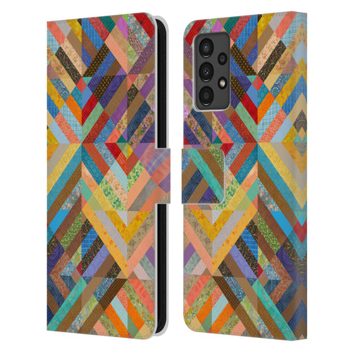 Rachel Caldwell Patterns Superst Leather Book Wallet Case Cover For Samsung Galaxy A13 (2022)