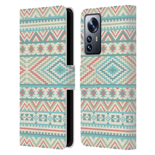 Rachel Caldwell Patterns Friendship Leather Book Wallet Case Cover For Xiaomi 12 Pro