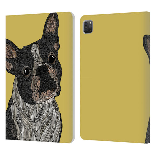 Valentina Dogs French Bulldog Leather Book Wallet Case Cover For Apple iPad Pro 11 2020 / 2021 / 2022