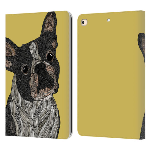 Valentina Dogs French Bulldog Leather Book Wallet Case Cover For Apple iPad 9.7 2017 / iPad 9.7 2018