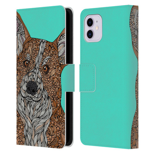 Valentina Dogs Corgi Leather Book Wallet Case Cover For Apple iPhone 11