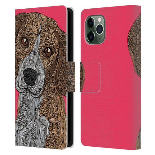 Valentina Dogs Beagle Leather Book Wallet Case Cover For Apple iPhone 11 Pro