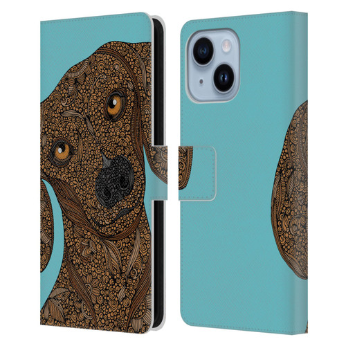 Valentina Dogs Dachshund Leather Book Wallet Case Cover For Apple iPhone 14 Plus