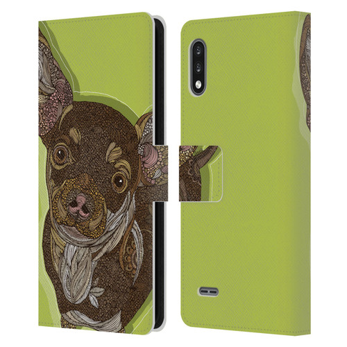 Valentina Dogs Chihuahua Leather Book Wallet Case Cover For LG K22