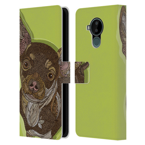 Valentina Dogs Chihuahua Leather Book Wallet Case Cover For Nokia C30