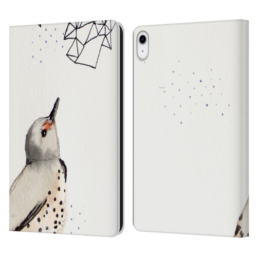 Mai Autumn Birds Northern Flicker Leather Book Wallet Case Cover For Apple iPad 10.9 (2022)