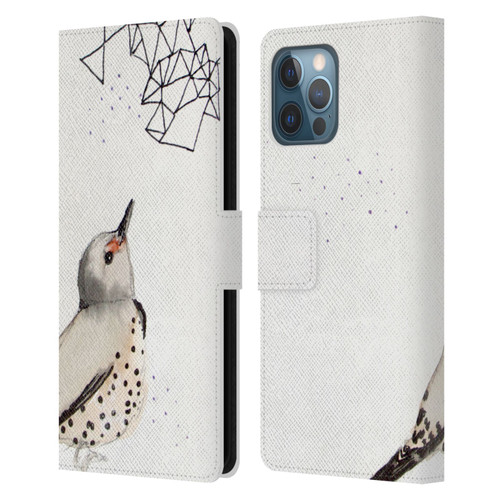 Mai Autumn Birds Northern Flicker Leather Book Wallet Case Cover For Apple iPhone 12 Pro Max